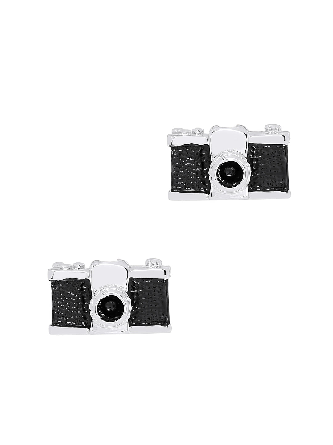 Elegant Fancy and Designer Silver Plated Cufflinks for Men - Retro Camera Design (SJ_7119) - Shining Jewel