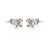 Elegant Fancy and Designer Silver Plated Cufflinks for Men - Classic Knot Design (SJ_7121) - Shining Jewel