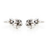 Elegant Fancy and Designer Silver Plated Cufflinks for Men - Classic Knot Design (SJ_7122) - Shining Jewel