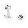 Elegant Fancy and Designer Silver Plated Cufflinks for Men - Classic Knot Design (SJ_7122) - Shining Jewel