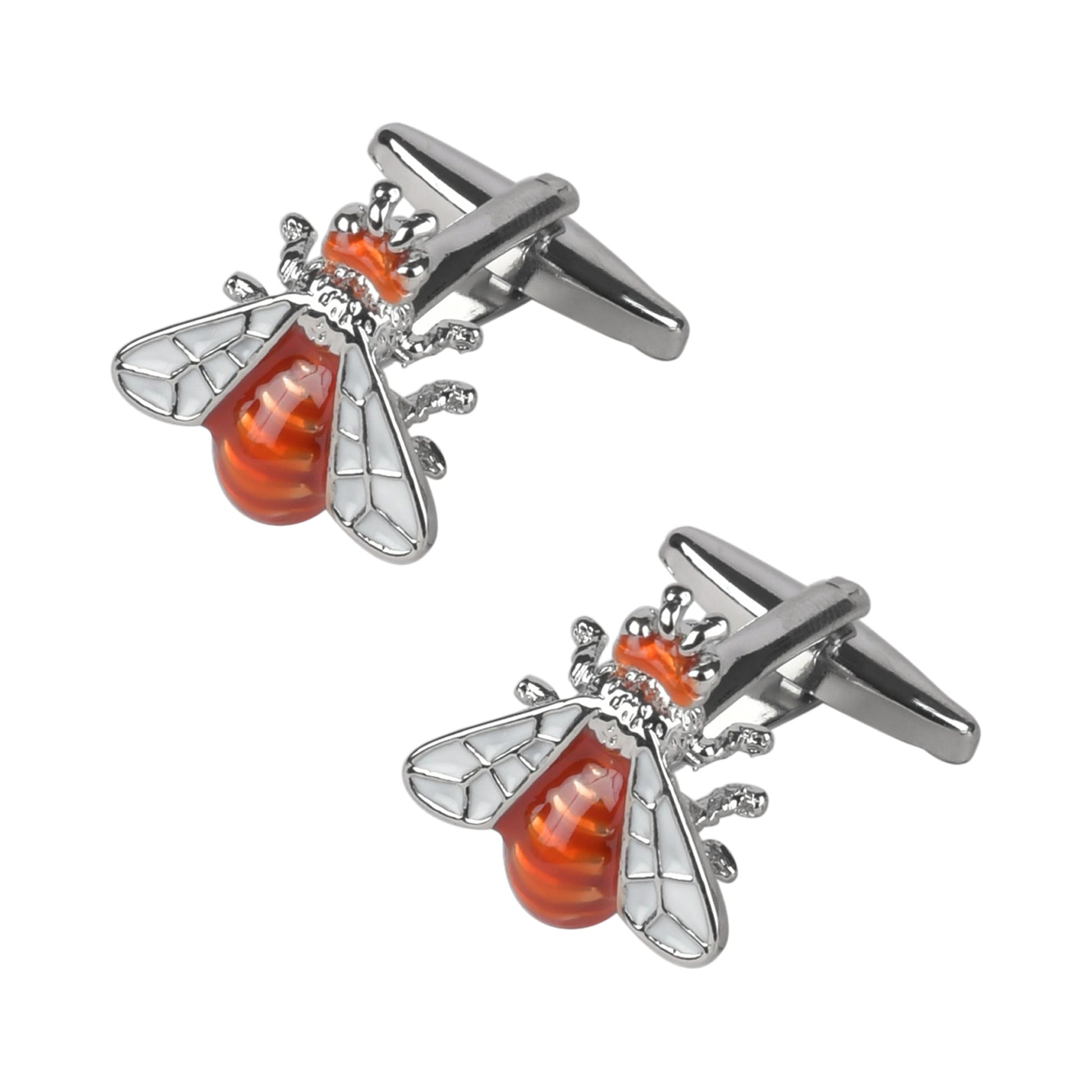 Designer Stylish Superhero Antman Design Silver Rodium Plated Cufflinks for Men (SJ_7154) - Shining Jewel