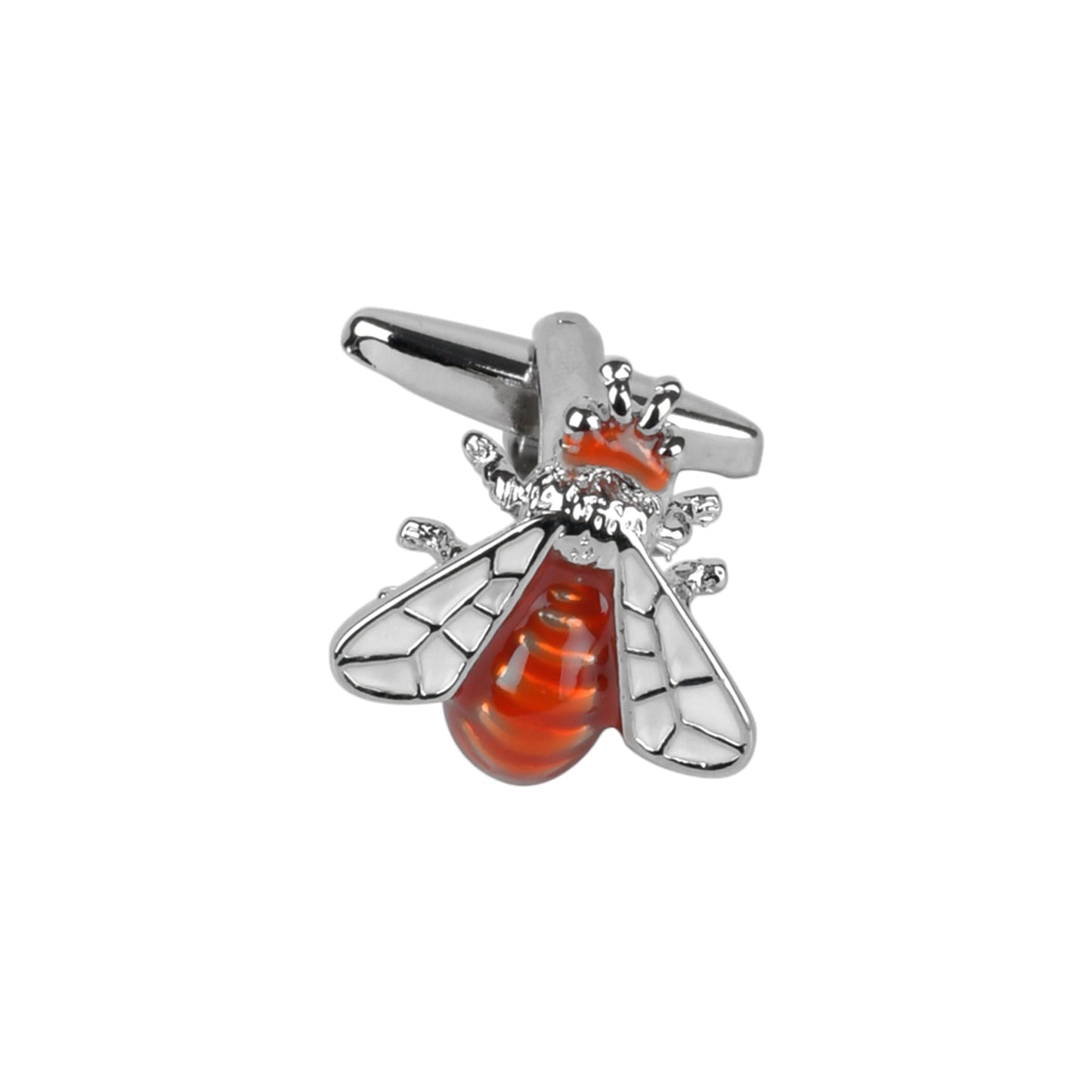 Designer Stylish Superhero Antman Design Silver Rodium Plated Cufflinks for Men (SJ_7154)