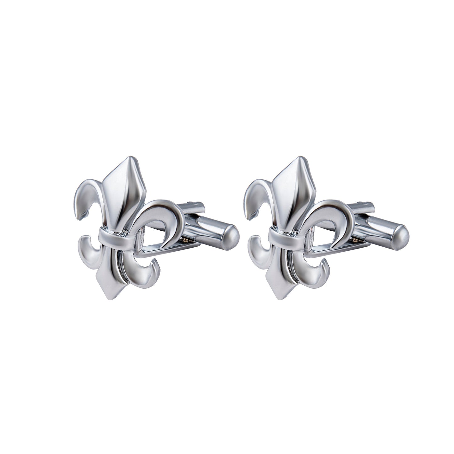 Chrome Silver Designer and Stylish Cufflinks for Men (SJ_7157)