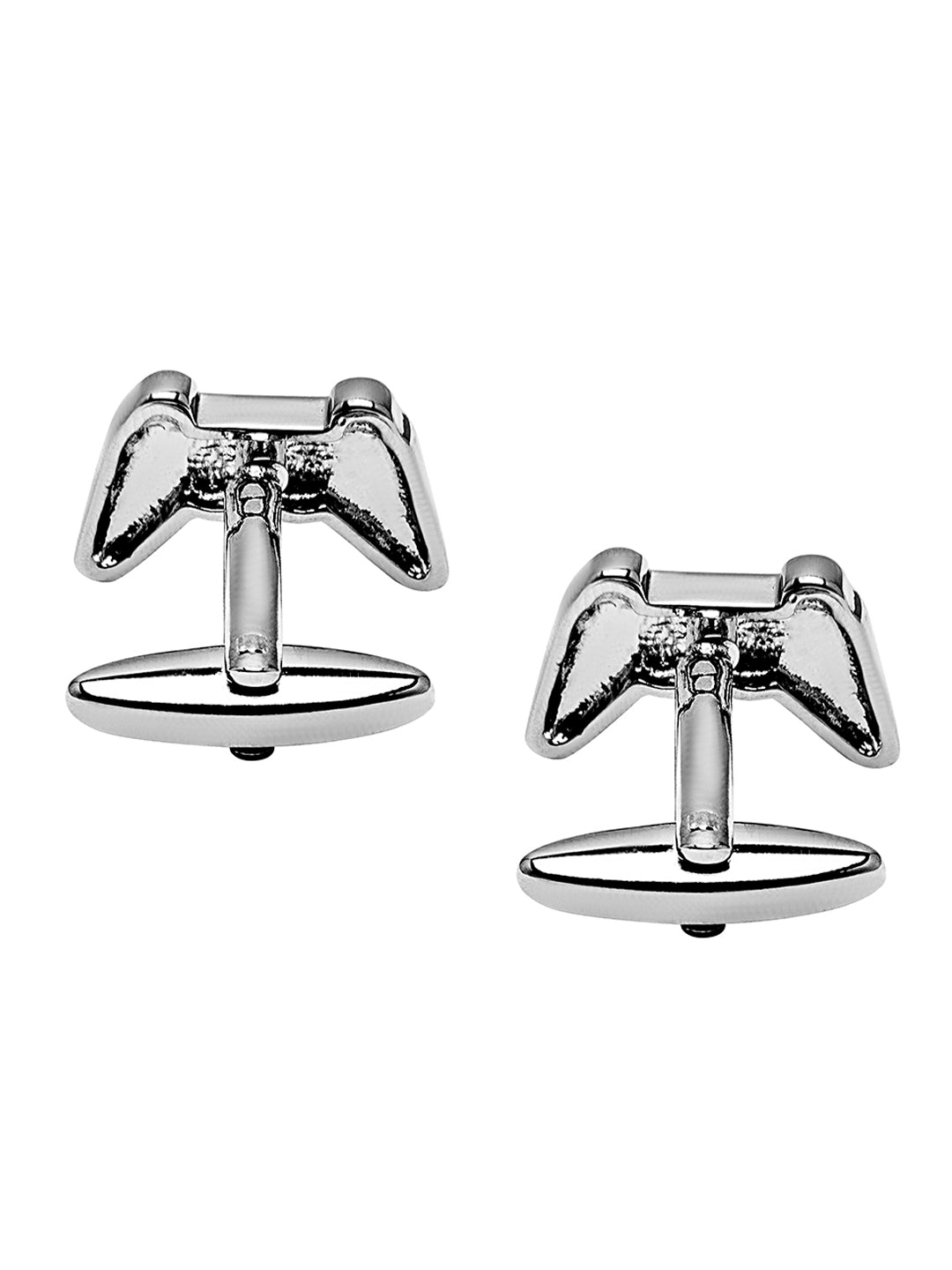 Elegant Fancy and Designer Silver Plated Gaming remote Playstation  Design Cufflinks For Men (SJ_7171)