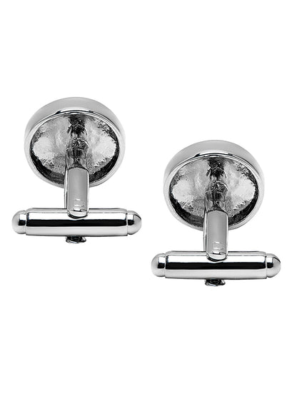 Elegant and Silver Plated Designer and Stylish Cufflinks for Men (SJ_7173)