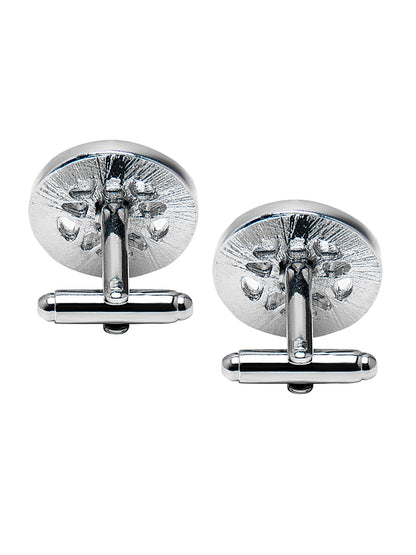 Elegant Fancy and Designer Silver Plated Superhero Collection Design Cufflinks For Men (SJ_7182)