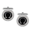 Chrome and Silver Plated Designer and Stylish Cufflinks for Men (SJ_7186)