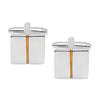 Chrome and Silver Plated Designer and Stylish Cufflinks for Men (SJ_7188)