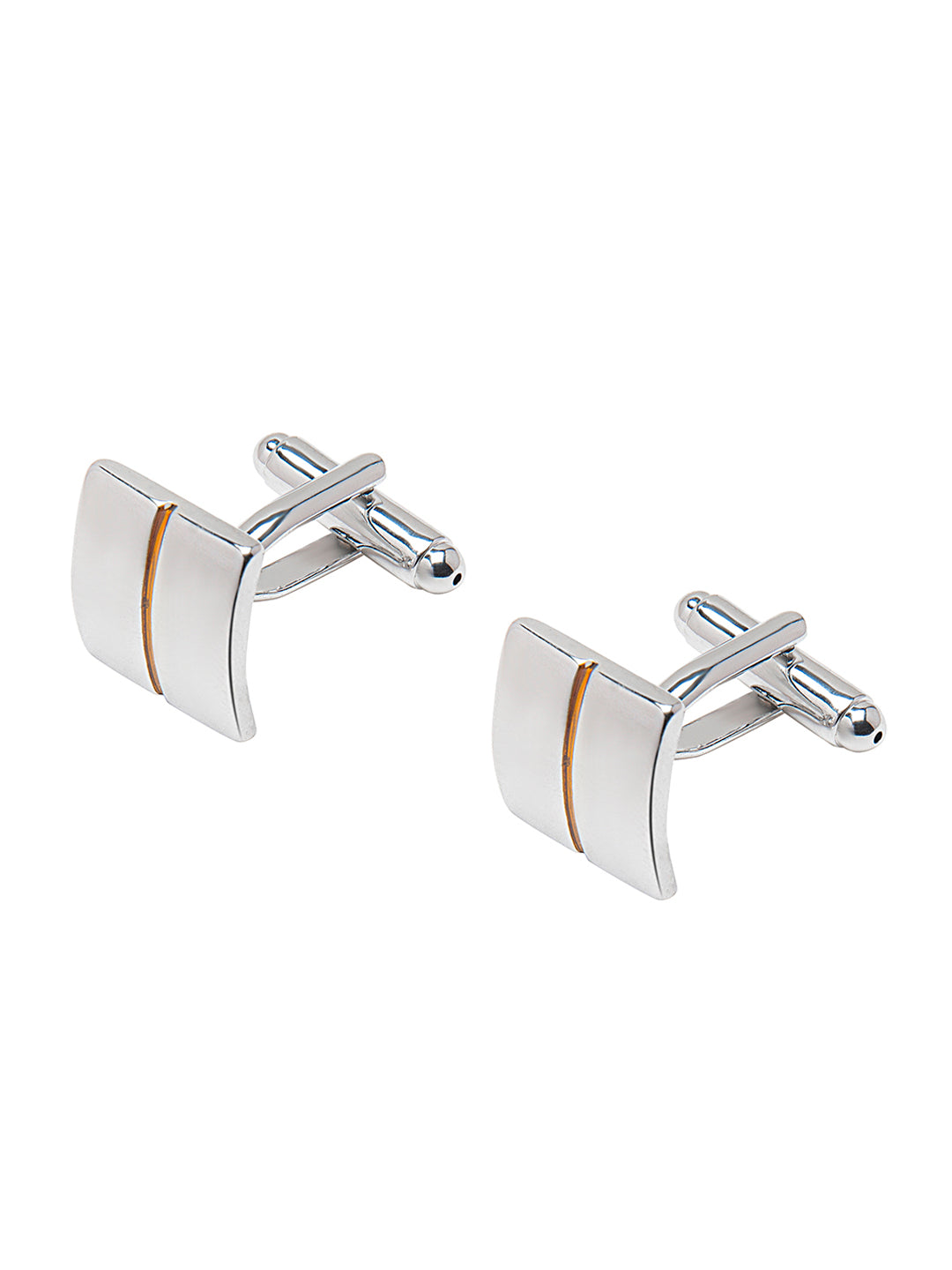 Chrome and Silver Plated Designer and Stylish Cufflinks for Men (SJ_7188)