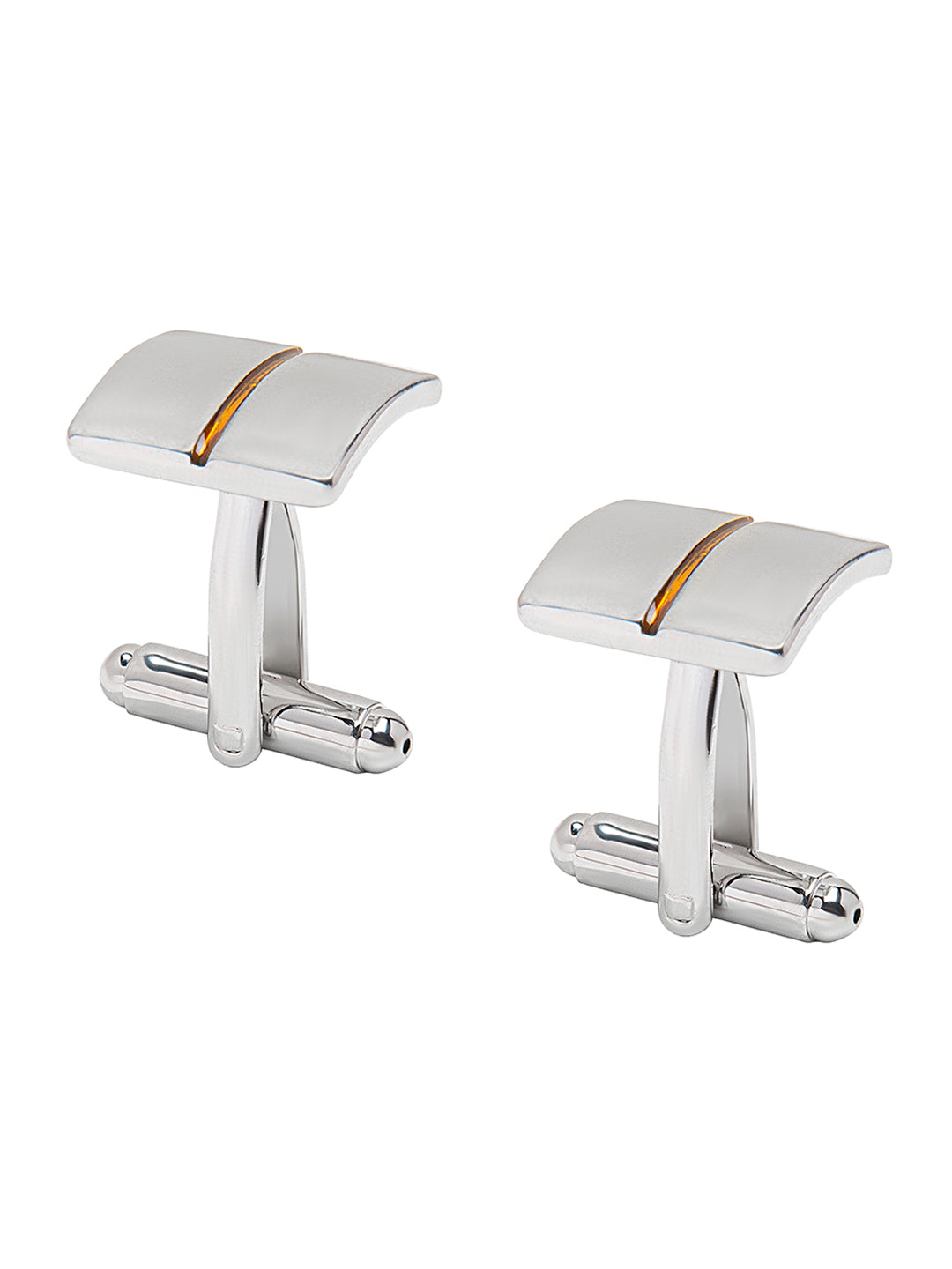 Chrome and Silver Plated Designer and Stylish Cufflinks for Men (SJ_7188)