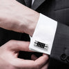 Chrome and Silver Plated Designer and Stylish Cufflinks for Men (SJ_7201_BK)