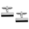 Chrome and Silver Plated Designer and Stylish Cufflinks for Men (SJ_7202_BK)