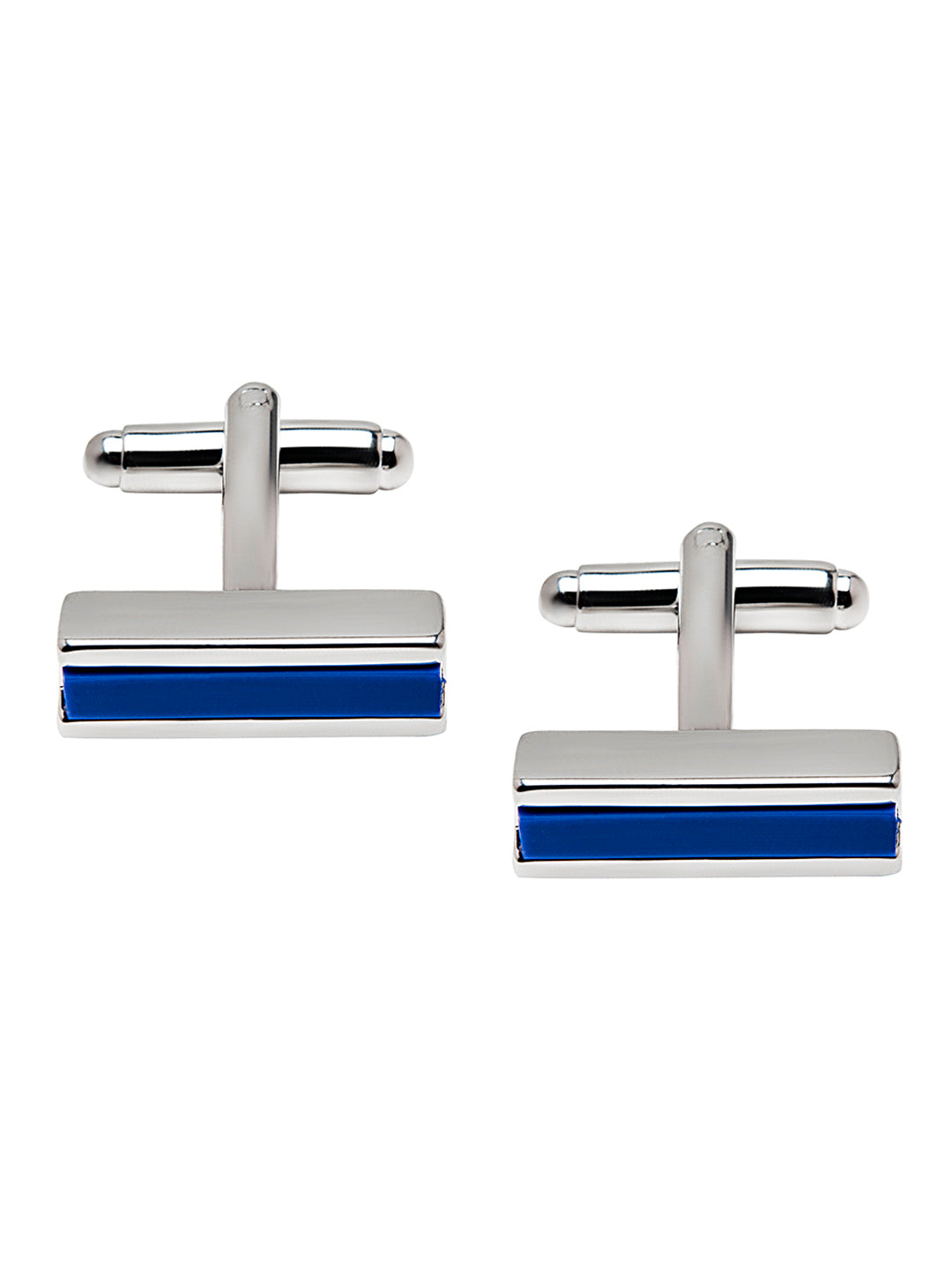 Chrome and Silver Plated Designer and Stylish Cufflinks for Men (SJ_7202)