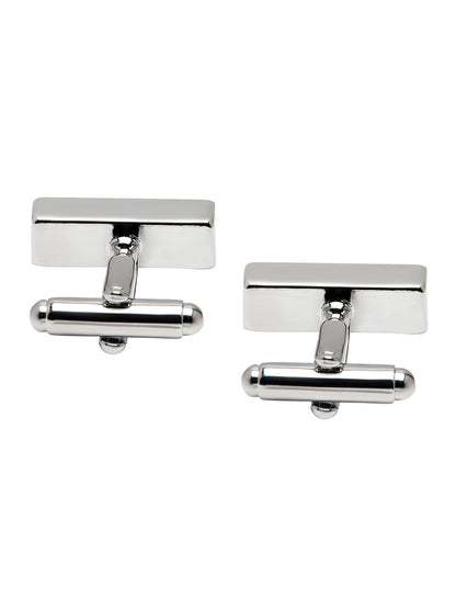 Chrome and Silver Plated Designer and Stylish Cufflinks for Men (SJ_7202)