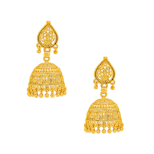 Traditional Gold Jhumkis (SJ_745)