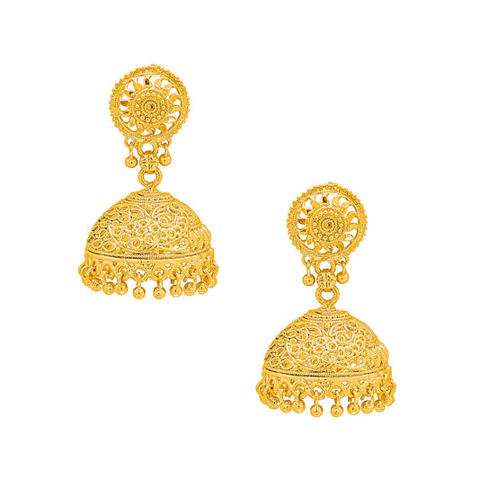 Traditional Gold Jhumkis (SJ_747)