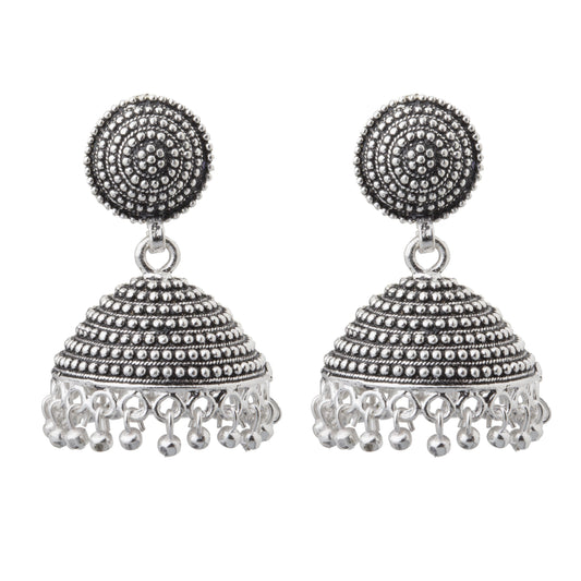 925 Silver Jhumki Earrings (SJ_799)