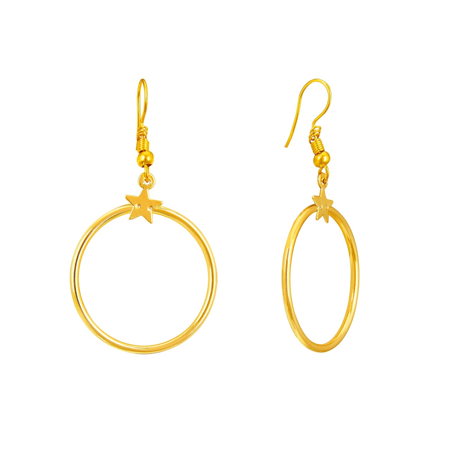 Small Size Designer Hoop Earring (SJ_826)