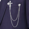 Shining Jewel Stylish And Fancy Sherwani Blazer Brooch For Men (SJ_9067)