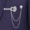 Shining Jewel Stylish And Fancy Sherwani Blazer Brooch For Men (SJ_9068)