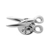 Shining Jewel Silver Plated Brooch/Lapel Pin For Men - Scissor Design SJ_9096 (S)