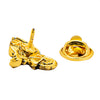 Shining Jewel Antique Gold Plated Brooch/Lapel Pin For Men - Motor Bike Design SJ_9100 (A.G)