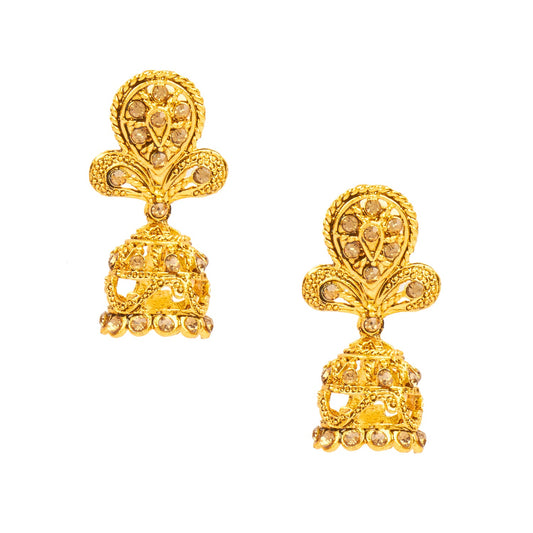 Antique Gold Jhumka Earring (SJ_913)