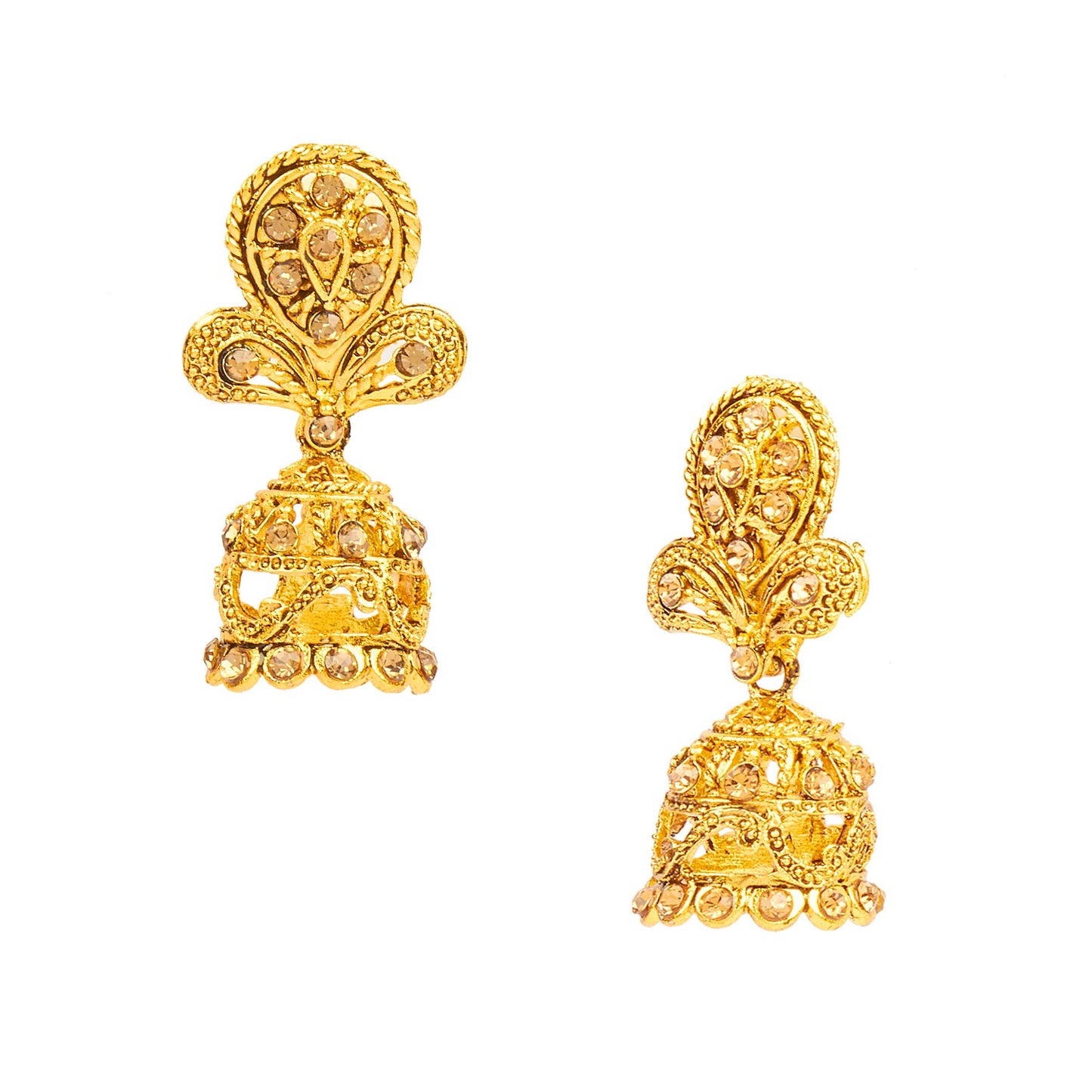 Antique Gold Jhumka Earring (SJ_913)