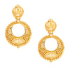 Traditional Gold 24K Chandbali Earrings (SJ_916)