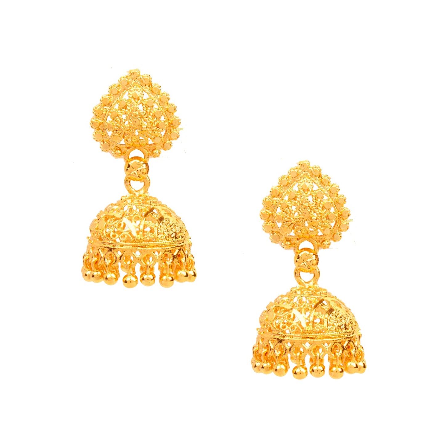 Traditional Gold Jhumkis (SJ_919)